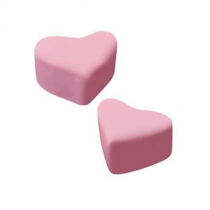 Corazones Fresa estuche 75 uds
